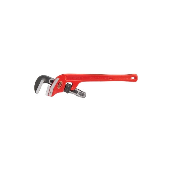 End Pipe Wrench, 18 in L, Cast Iron
