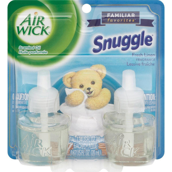 6233882291 Air Wick Snuggle Fresh Linen Scented Oil Refill (2-Pack)
