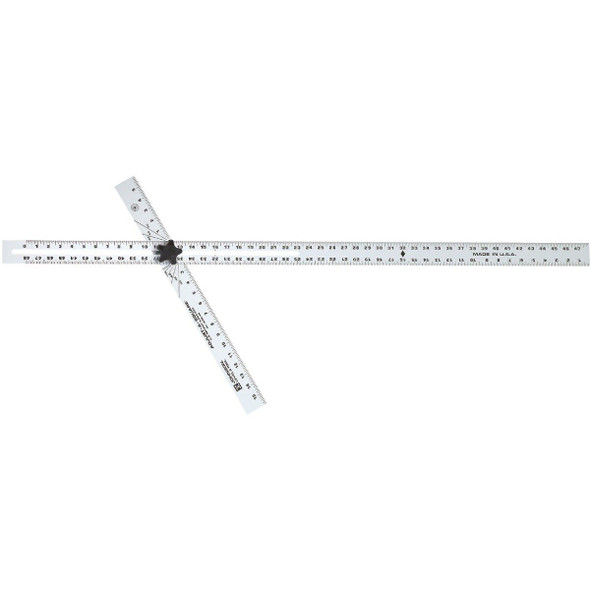 ADS48 Johnson Level 48 In. Aluminum English Adjust-A-Square Drywall Square