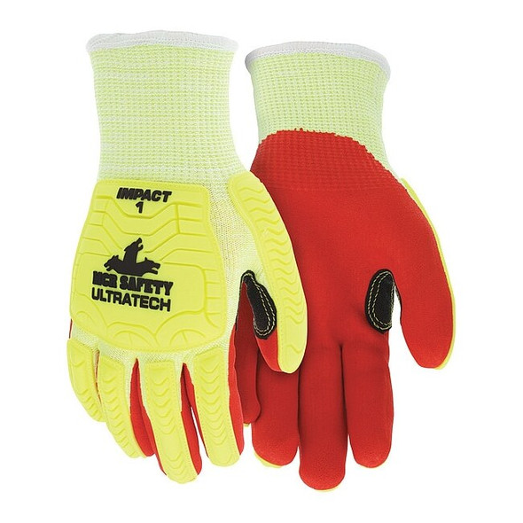 Coated Gloves, Cut Level A5 ,Dipped ,Foam Nitrile ,Sandy ,M 12 PK
