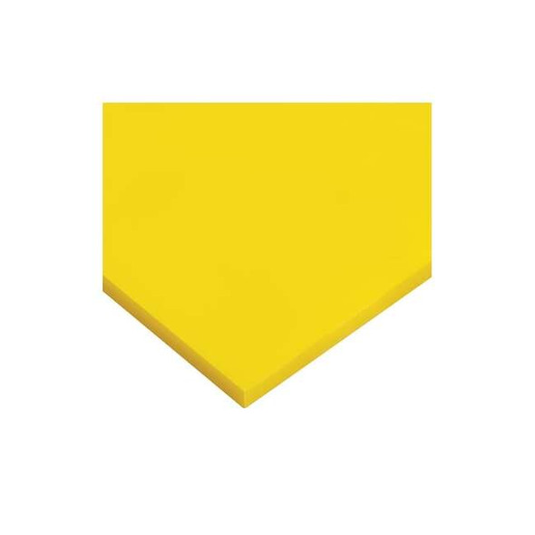 Yellow Cast Acrylic Acrylic Sheet 24" L x 12" W x 1/8" Thick