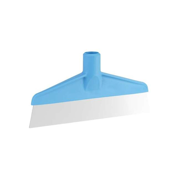 Vikan Table and Floor Scraper,Blue,SS,Solid 29083