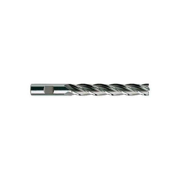 Yg-1 Tool Square End Mill,Single End,1/2",HSS 09071