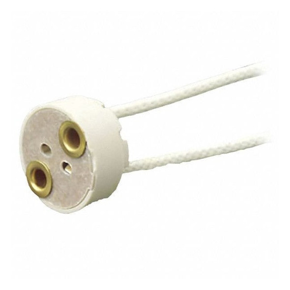 Leviton Lampholder,750 W,White 80054