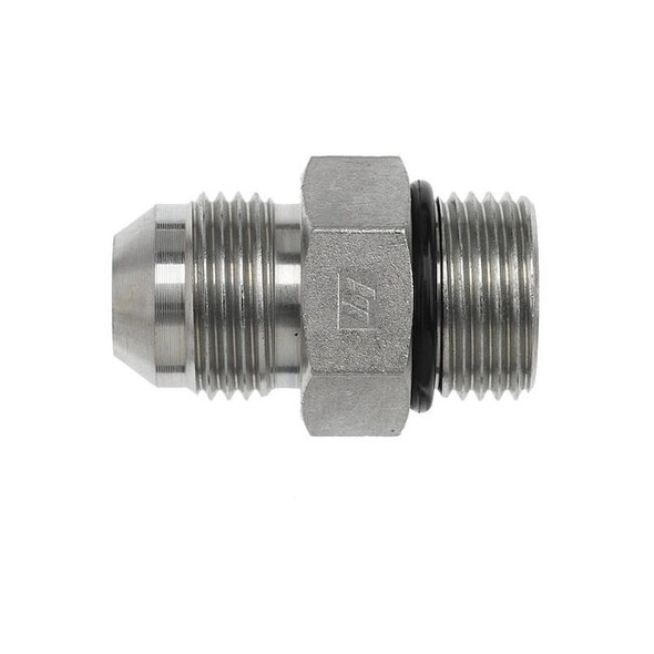 Brennan Industries HydrHoseStrghtAdpt,JIC,1/4",Strght,SS 6400-04-04-O-SS