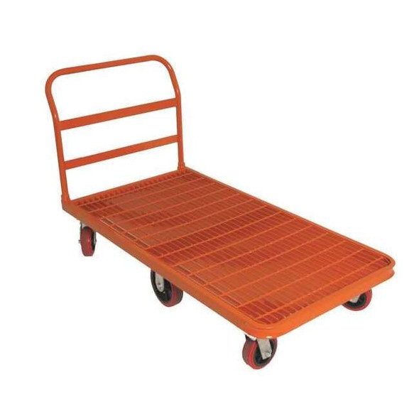Manufacturer Varies Platform Truck, Blue, Steel, 1,750 lb 273297