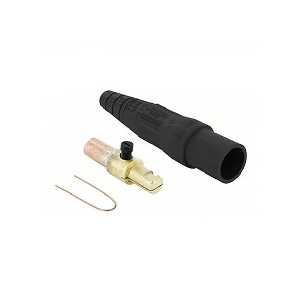 Leviton Single Pole Inline, 220 A, Male, Black 16D26-UE