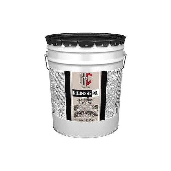 H&c Epoxy Coating, Gray Taupe, 5 gal, Metal Pail 20.105306-19