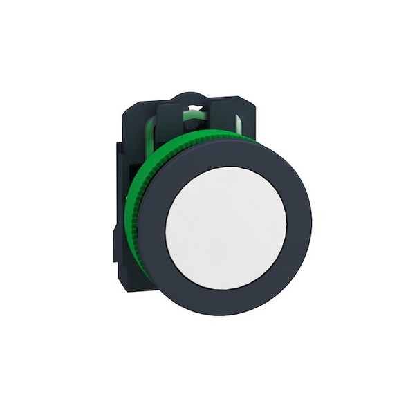 Schneider Electric Push Button Operator, 30 mm, 1NO, White XB5FA11