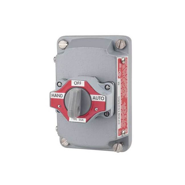 Appleton Electric SelectorSwtchWCover,Non-Illum,3Pos,Gray EFKB-102-SRC