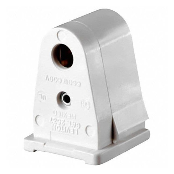Leviton Lampholder,660 W,White,Single Pin (Fa8) 2537 Pack of 10