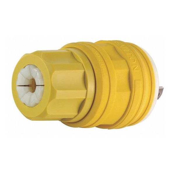 Straight Blade Plug, 6-20P, 20 A, 250V AC, 2 Pole, Screw Terminals, Grounded