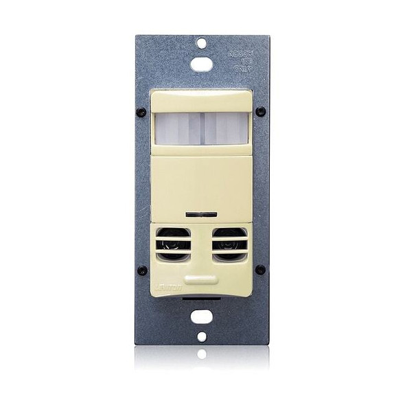Leviton Occ Snsr,PIR/Usonic,120-277V AC,Ivory OSSMT-GDI