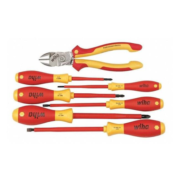 Wiha Electricians Tool Kit,7 pcs. 32857