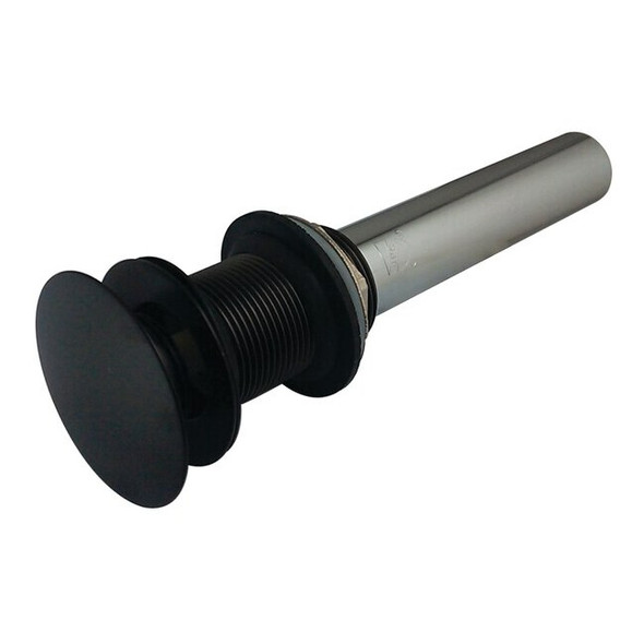 Brass, Bathroom Sink Drain, Push Pop-Up Drain without Overflow
