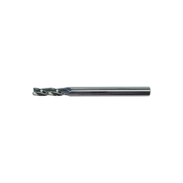 Micro 100 Carb End Mill,5/64 In,3FL,CC,Uncoated GEM-078-3