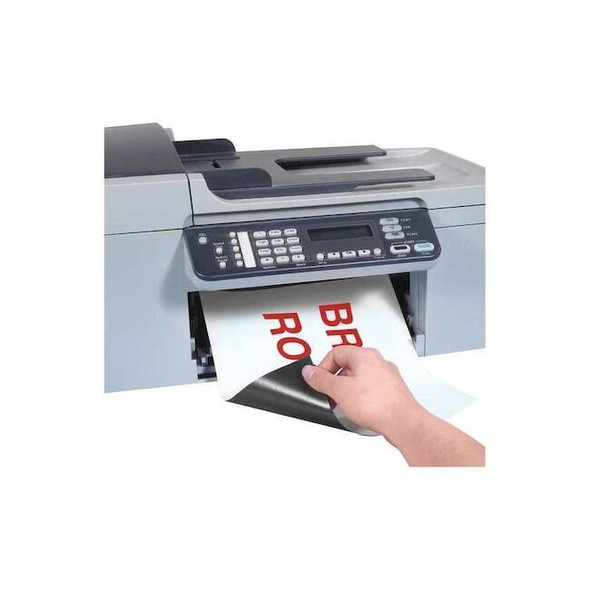 Magnetic Sheets, 1 Label per Sheet, 8 1/2" x 11", White, PK10