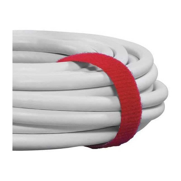 Velcro Brand Straps,Self-Grip,3/4x75 ft.,Red, 75', 3/4" W, Red VEL179