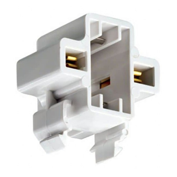Leviton Lampholder,75 W,White,2-Pin (G23) 26719-100