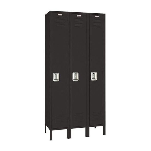 Lyon Wardrobe Locker, 36 in W, 15 in D, 66 in H, (1) Tier, (3) Wide KKC50123SU