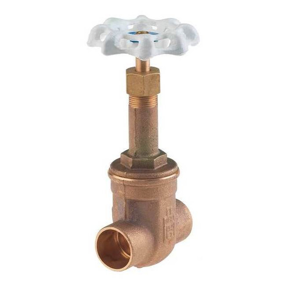 Milwaukee Valve Gate Valve,3/4",Bronze,Sweat UP149 3/4