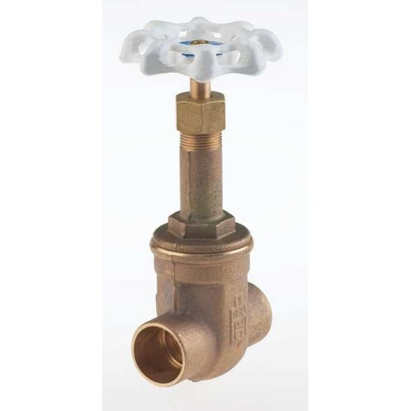Milwaukee Valve Gate Valve,3-4",Bronze,Sweat UP149 3-4