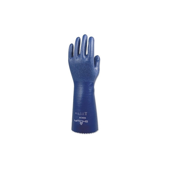 NSK24 Dual Nitrile-Coated Gloves, Medium, Blue