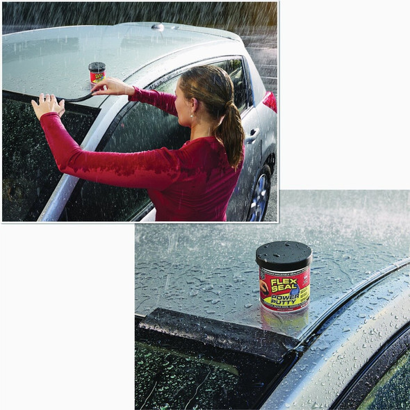 Flex Seal Power Putty 16 Oz. Black Multi-Purpose Adhesive PPFSBLKR16 602725