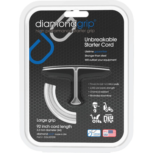 Diamondgrip High Performance 92 In. Large Starter Rope DGL3292SB8