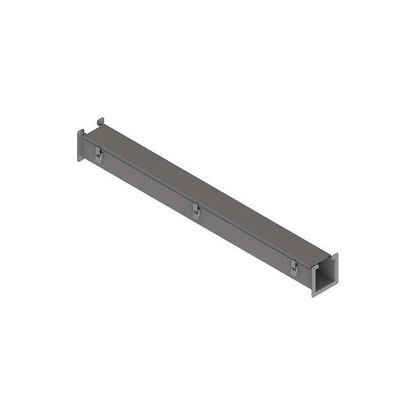 Nvent Hoffman Straight Section Wireway, 12 Rating, Steel, Powder Coated F22L48