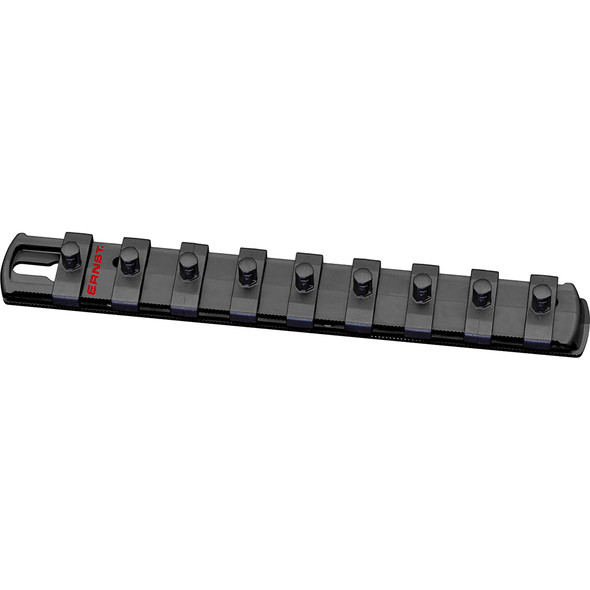 8” Magnetic Socket Organizer with 9 Socket Clips - Black-1/4” 8426M