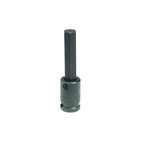 Impact Socket Bits, 3/8 in Drive, 1/4 in Tip
