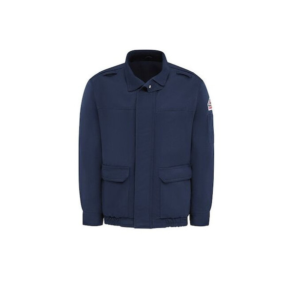 Bulwark Outerwear, 29 cal/sq cm, 2XL, 7 oz Zipper Closure JLJ6NV RG XXL