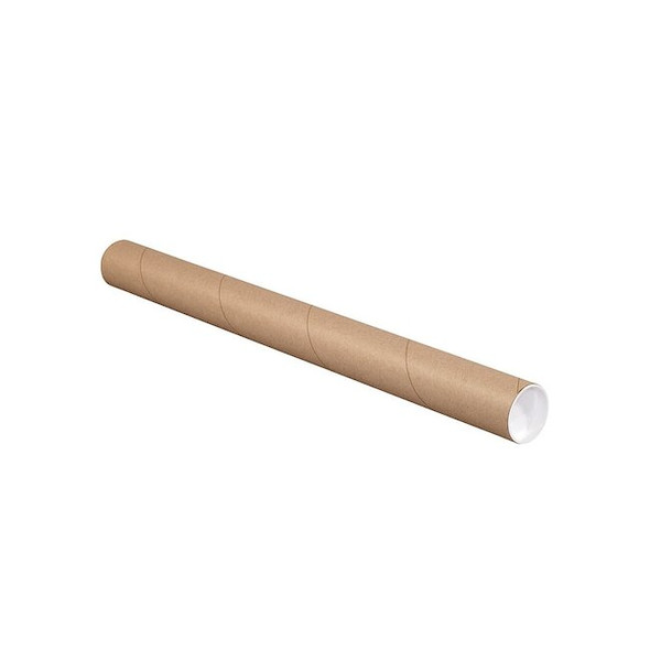 Crownhill Mailing Tube, Brown, Cylindrical, PK34 P2536K