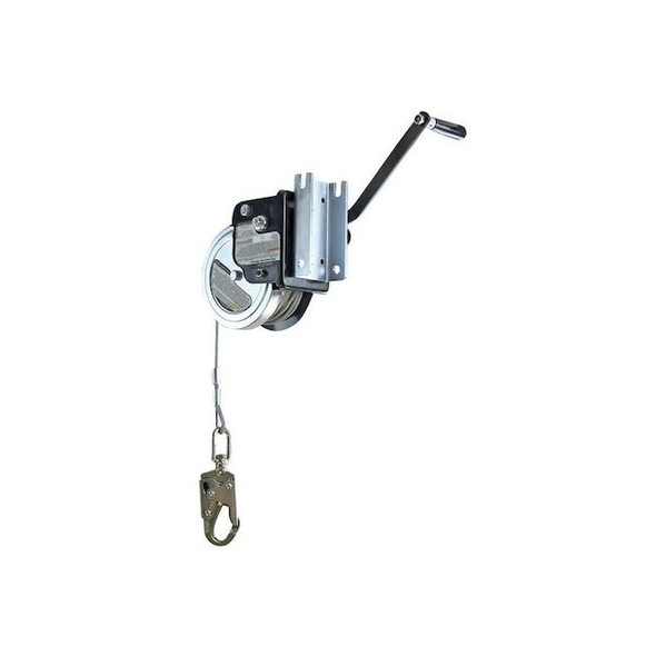Falltech Personnel Winch,Silver,8 1/2 in H,Manual 7298S