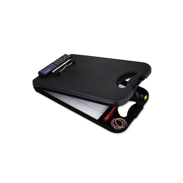 Saunders Clipboard Deskmate with Calculator 1/2", Black 00534