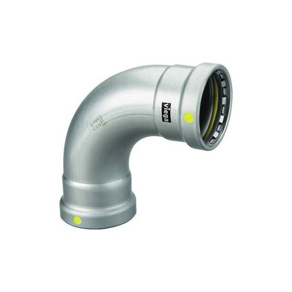 Viega Elbow, Steel, Press-fit 3", Press-fit 3" 28605