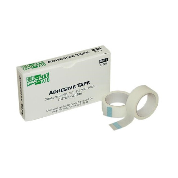 First Aid Tape (Unitized Refill), 1/2" x 2 1/2 yd, 2/Box