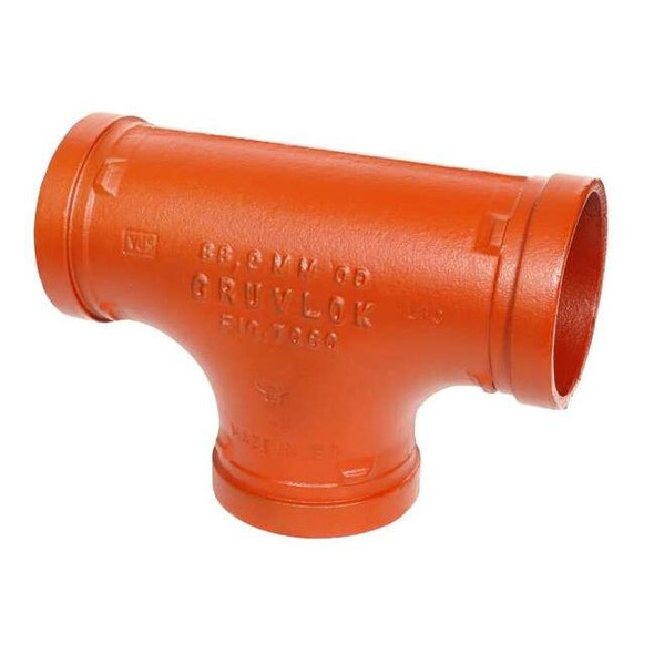 Gruvlok Tee,DI,Grooved4",Grooved4",Grooved4" 0390016889
