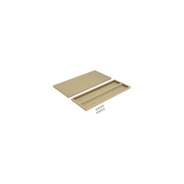 Global Industrial Shelves For 36""Wx24""D Storage Cabinet Tan 2 Pack