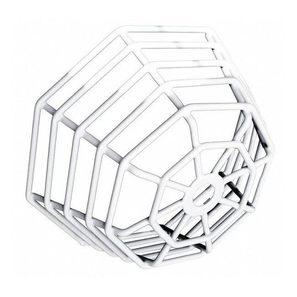 Leviton Protective Cage,3-1/4" D,3" H,7" W,White ODCCG