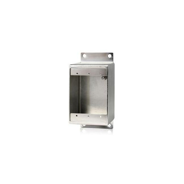 Leviton FD Box, 37.2 cu in, 1, Stainless Steel, Rectangular Shape FDSS1