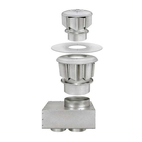 Dayton Vertical Combustion Air Inlet Kit,5 In 32V266