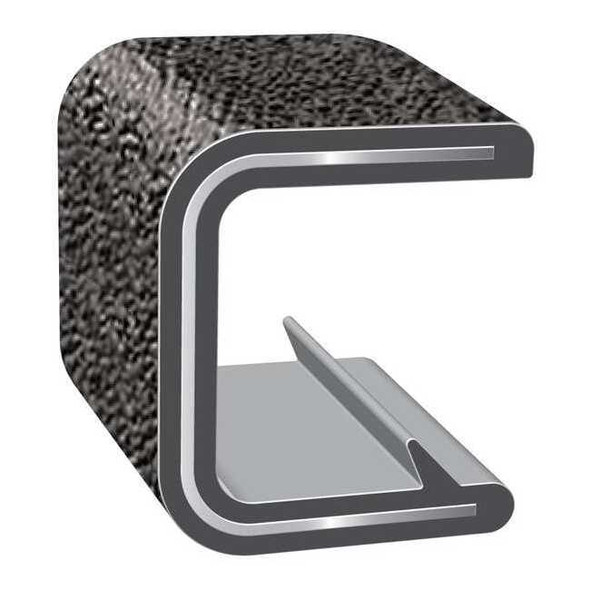 Trim-Lok Edge Trim Jumbo,Clip,0.92 In W,100 Ft 2000SB3X3/4-100