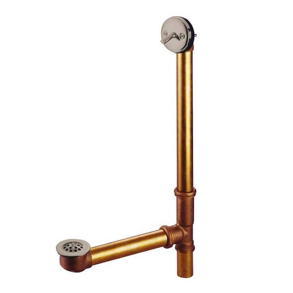 Kingston Brass DTL1208 20" Trip Lever Waste & Overflow with Grid DTL1208