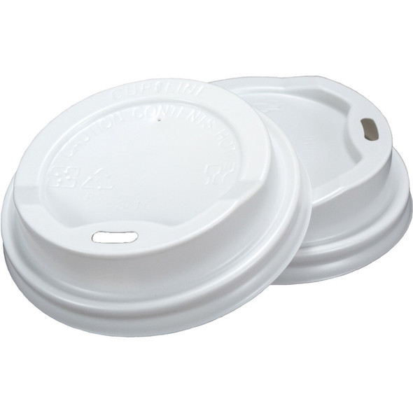 RDI Oval Slot Cup Lids - Round - White - 1000 / Carton