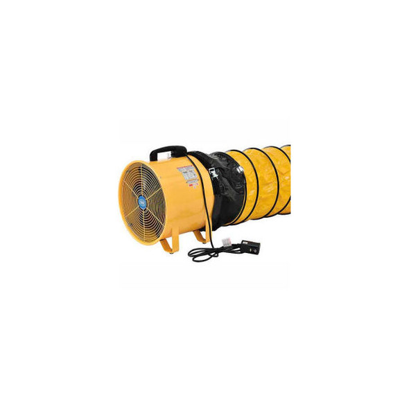 Global Industrial 16"" Confined Space Blower Fan 32' Flexible Duct 2 Speed 2850