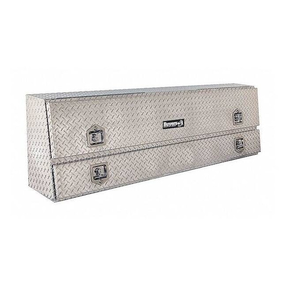21x13x88 Inch Diamond Tread Aluminum Pick-Up Truck Contractor With Lower Door