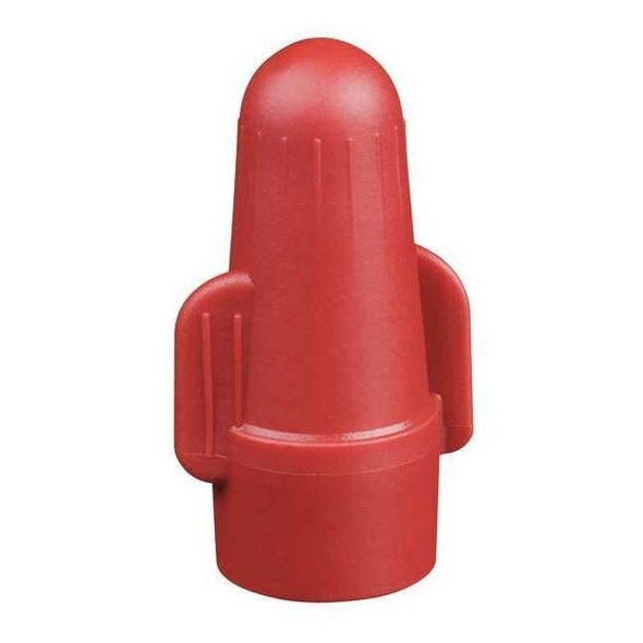 Twist-On Wire Connector, 8 AWG Max, Red, Polyamide Insulation, 600 V, 500 PK