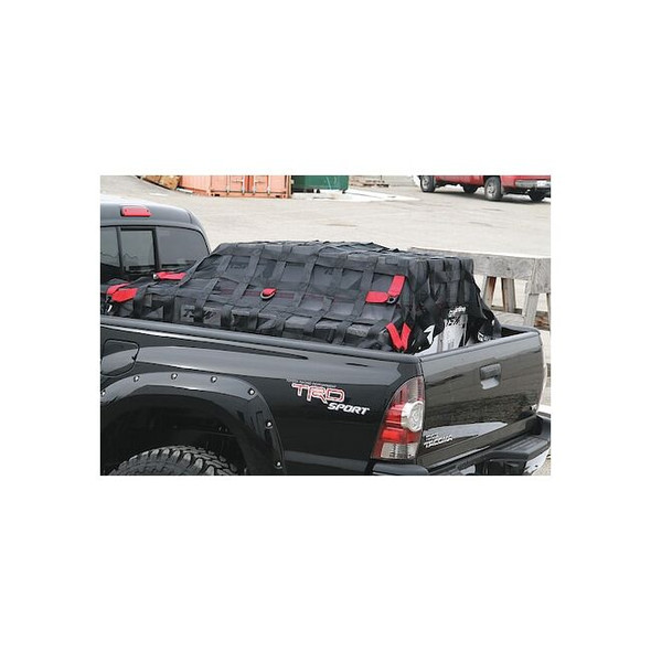 Quarantine Restraints Cargo Net,400 lb/in,Polyester,Black QAB-SBN